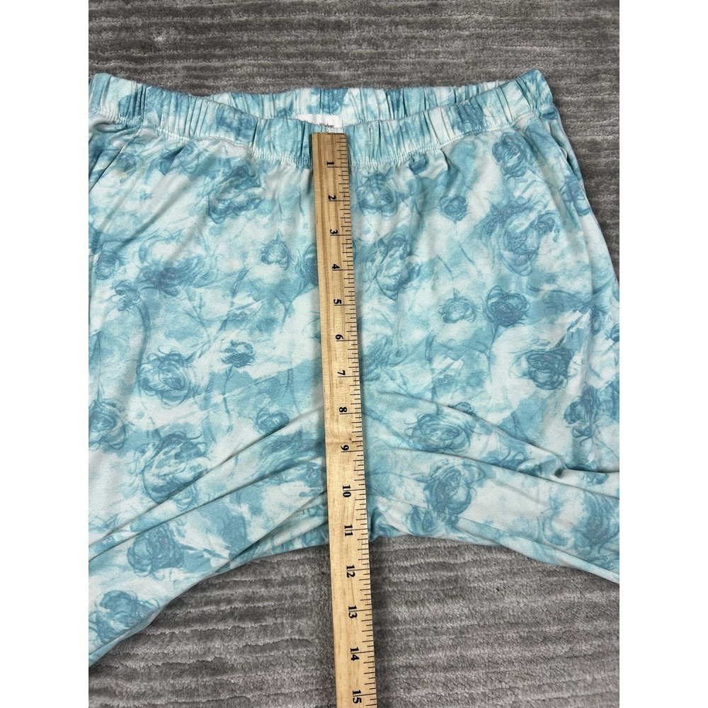 Catherine Malandrino Pajama Pants Large Blue Pull On Elastic Waist - Picture 6 of 10